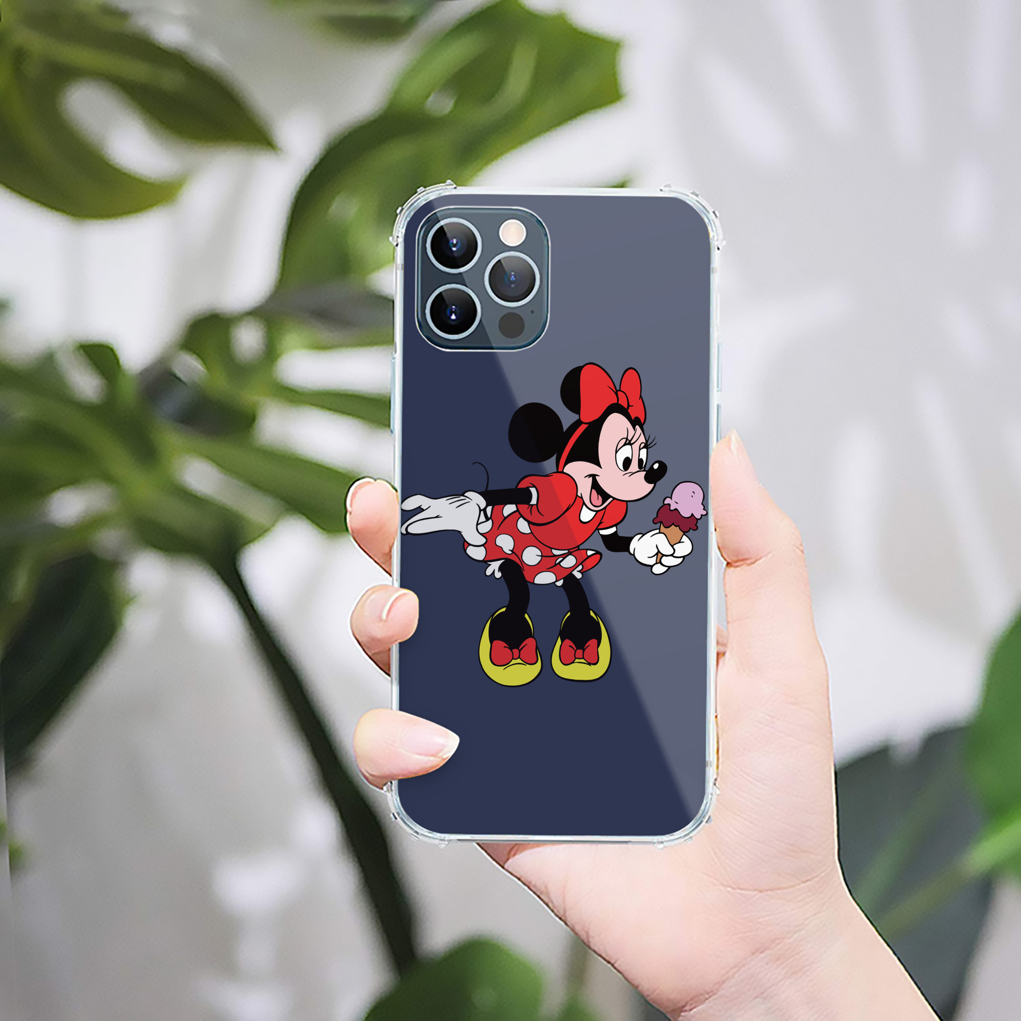 ミッキーマウス Mickey Mouse 【iPhone 12シリーズ対応】透明スマホケース（クリアソフトケース）